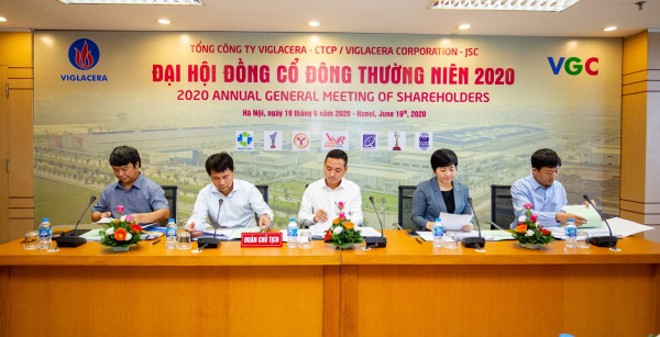 ĐHĐCĐ thường niên VIGLACERA-CTCP 2020 thành công tốt đẹp